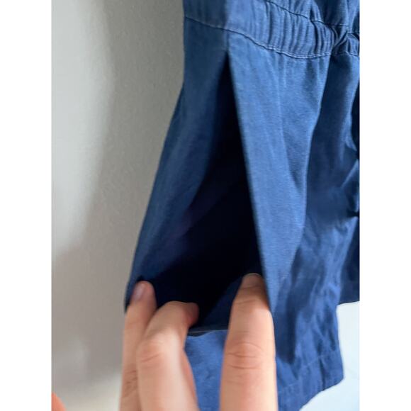 COS | Navy Drawstring Shorts Romper | US Sz 2 - Picture 6 of 13